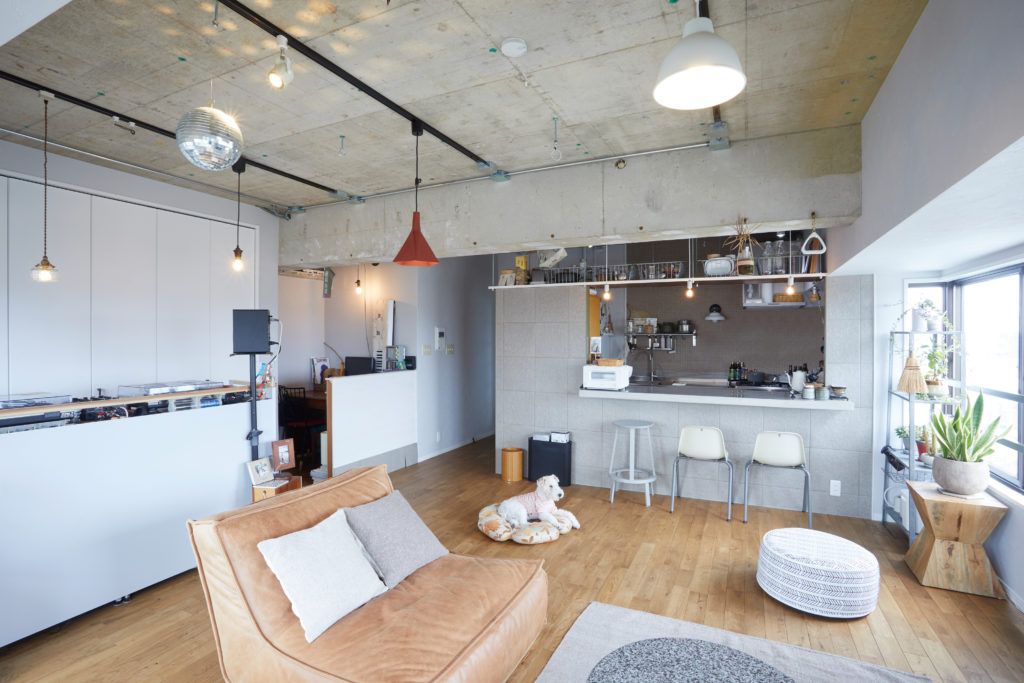 犬とダイニング