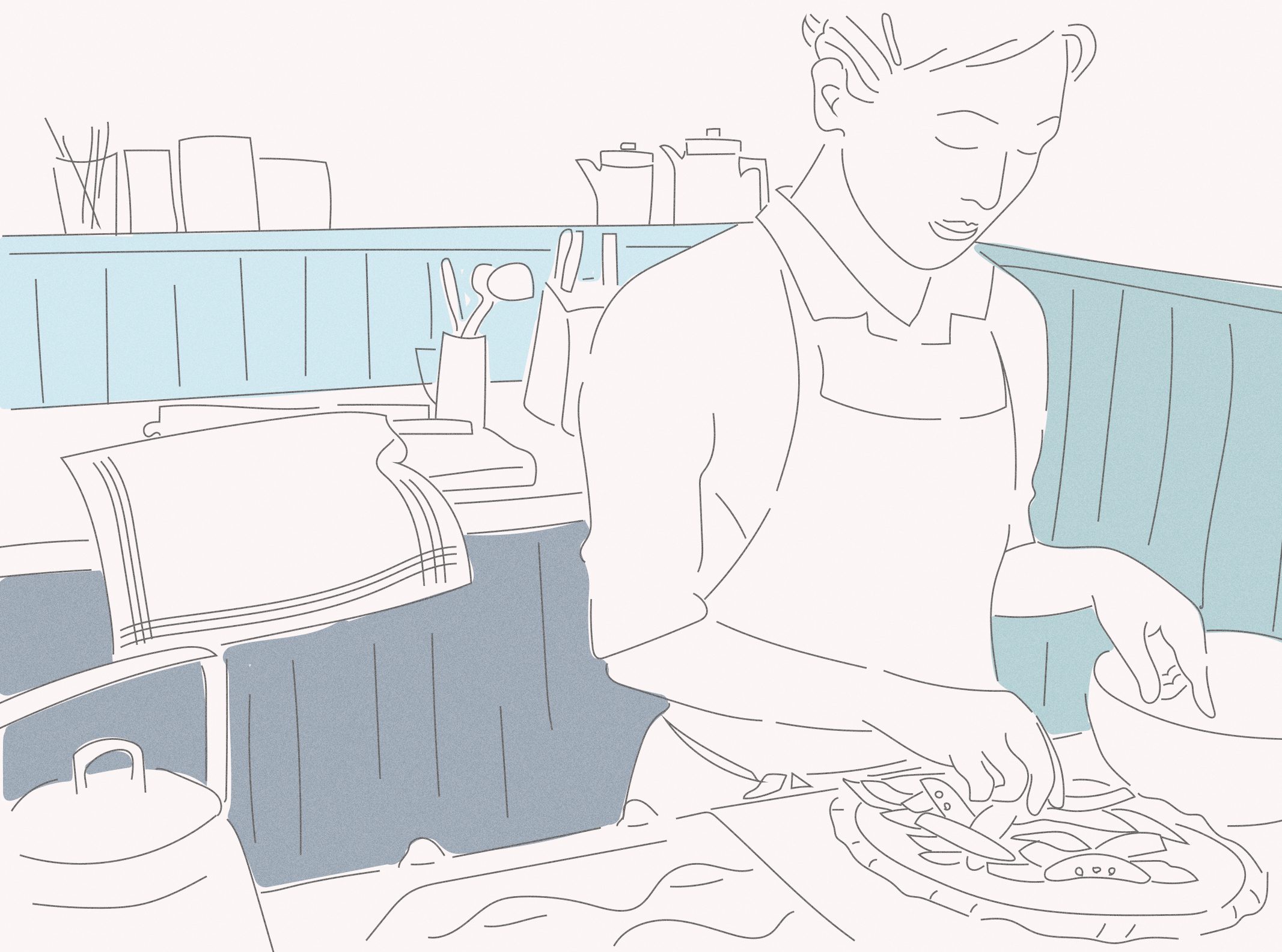 かもめ食堂のインテリア