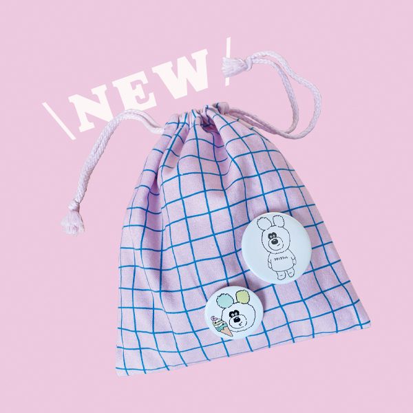 りのくまちゃん缶バッジ